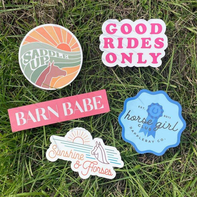 Dapplebay Classic Sticker Pack - Breeches.com - Flyclothing LLC