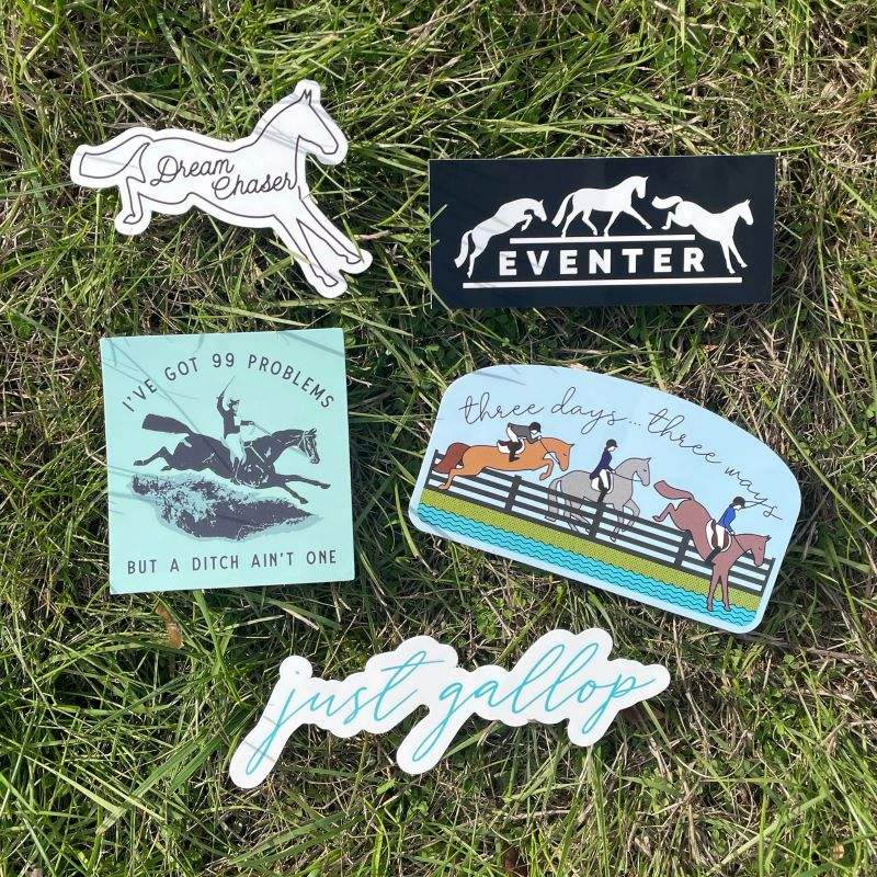 Dapplebay Eventing Sticker Pack - Breeches.com - Flyclothing LLC