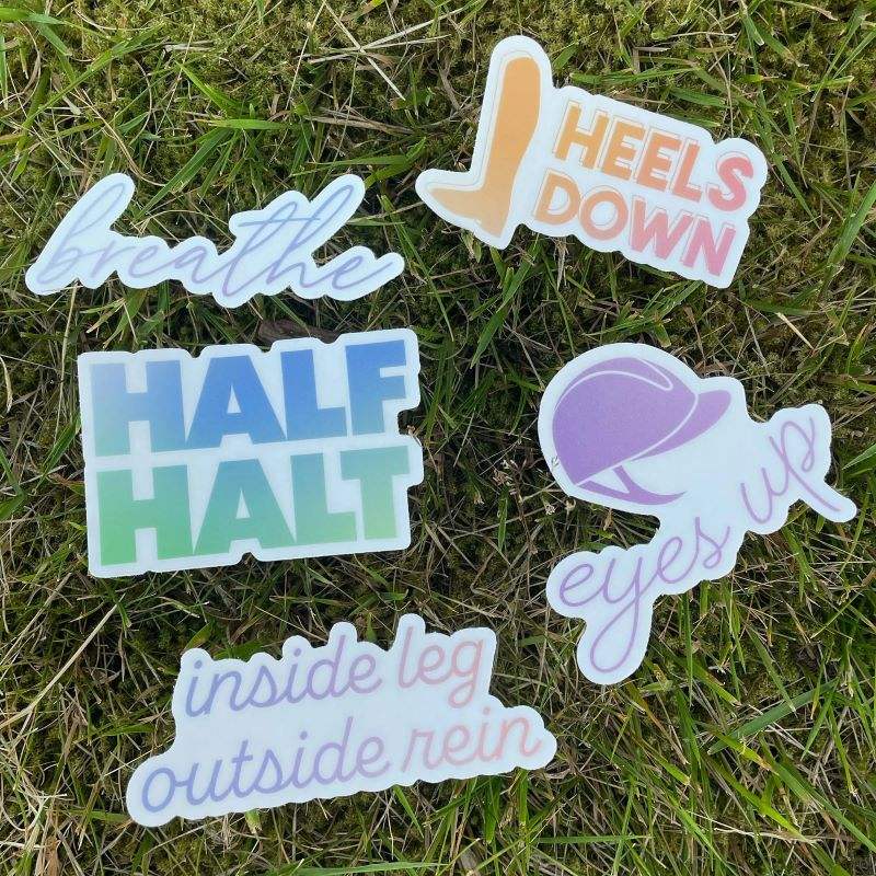 Dapplebay Trainer Sayings Sticker Pack - Breeches.com - Flyclothing LLC