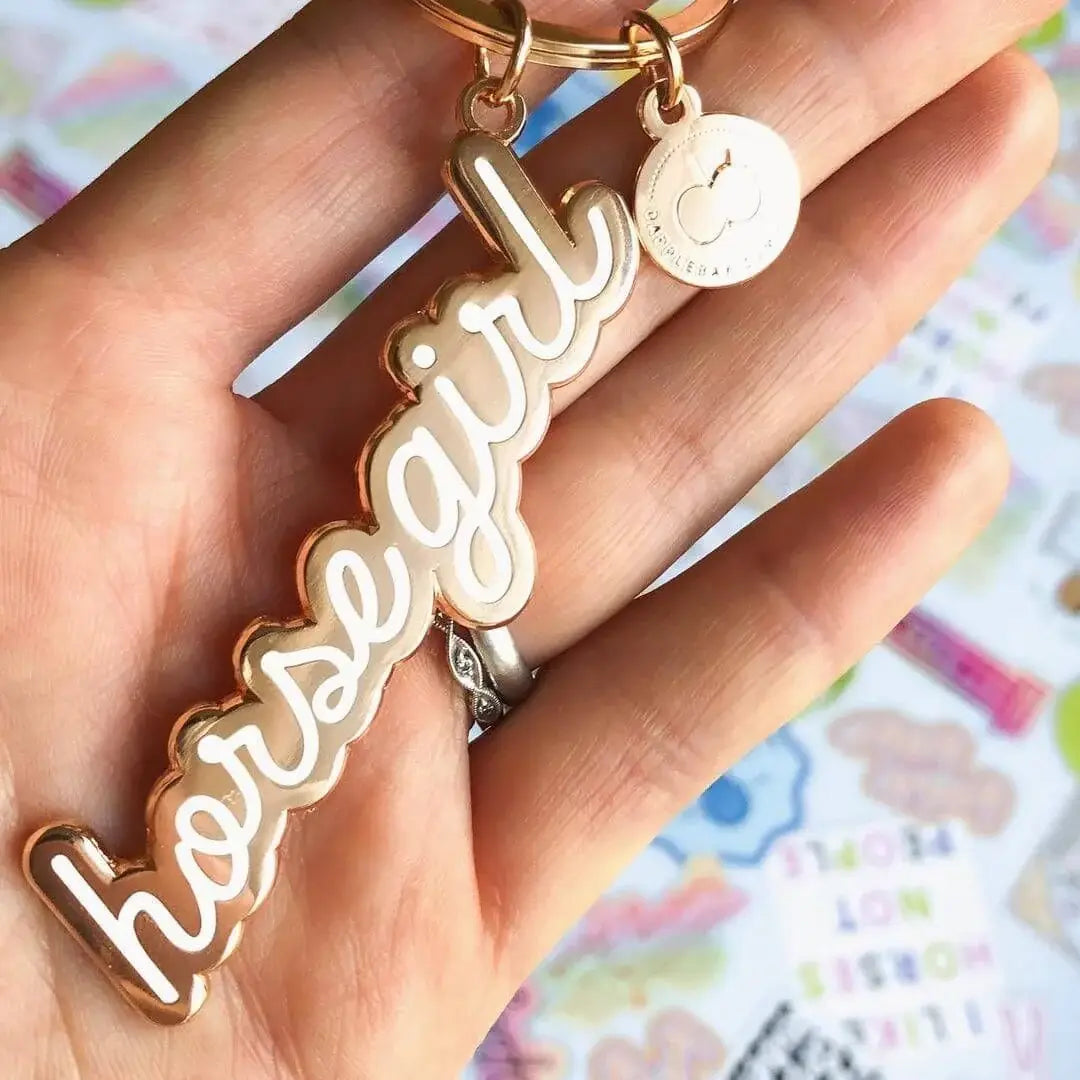 Dapplebay Horse Girl - Keychain - Breeches.com - Flyclothing LLC