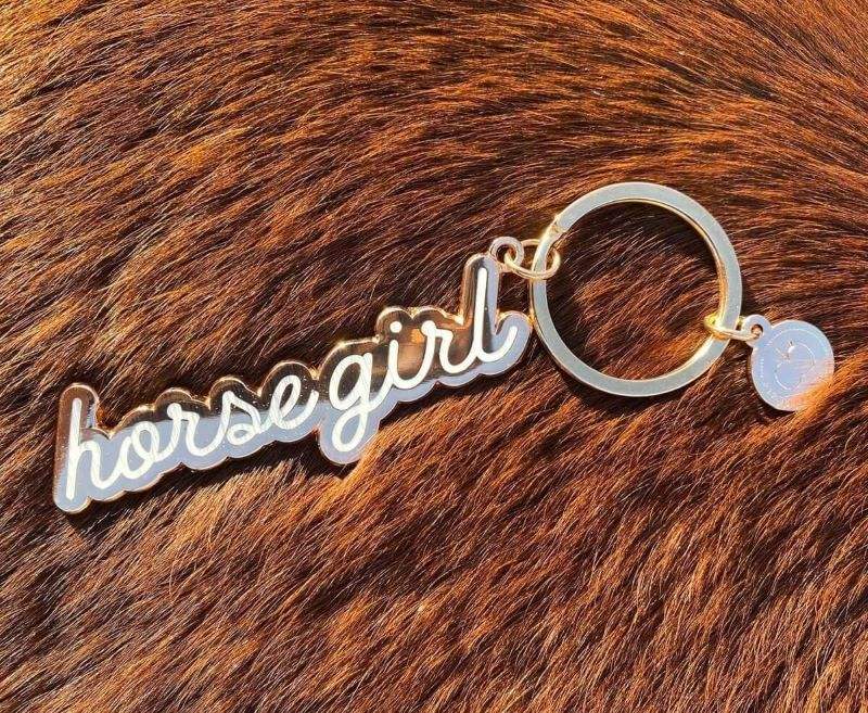 Dapplebay Horse Girl - Keychain - Breeches.com - Flyclothing LLC