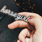 Dapplebay Horse Girl - Keychain - Breeches.com - Flyclothing LLC