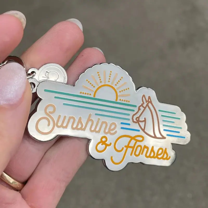 Dapplebay Sunshine & Horses - Keychain - Breeches.com - Flyclothing LLC