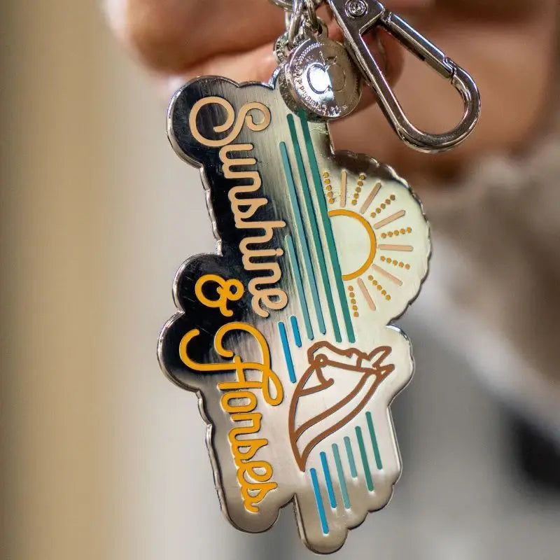 Dapplebay Sunshine & Horses - Keychain - Breeches.com - Flyclothing LLC
