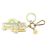 Dapplebay Sunshine & Horses - Keychain - Breeches.com - Flyclothing LLC