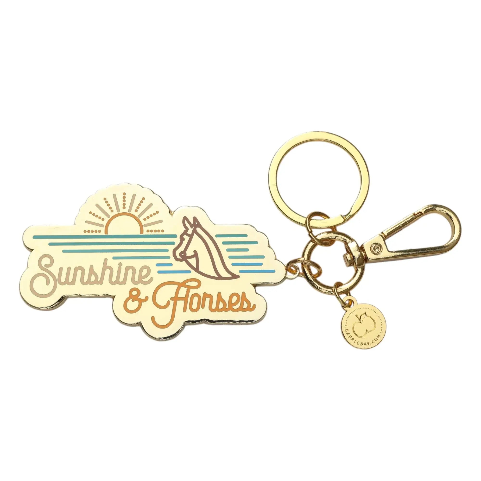 Dapplebay Sunshine & Horses - Keychain - Breeches.com - Flyclothing LLC