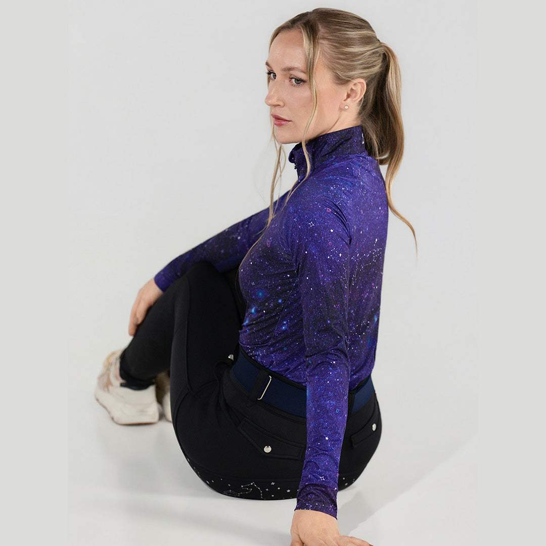 Dapplebay Constellation 1/4 Zip Light Riding Top - Breeches.com - Flyclothing LLC