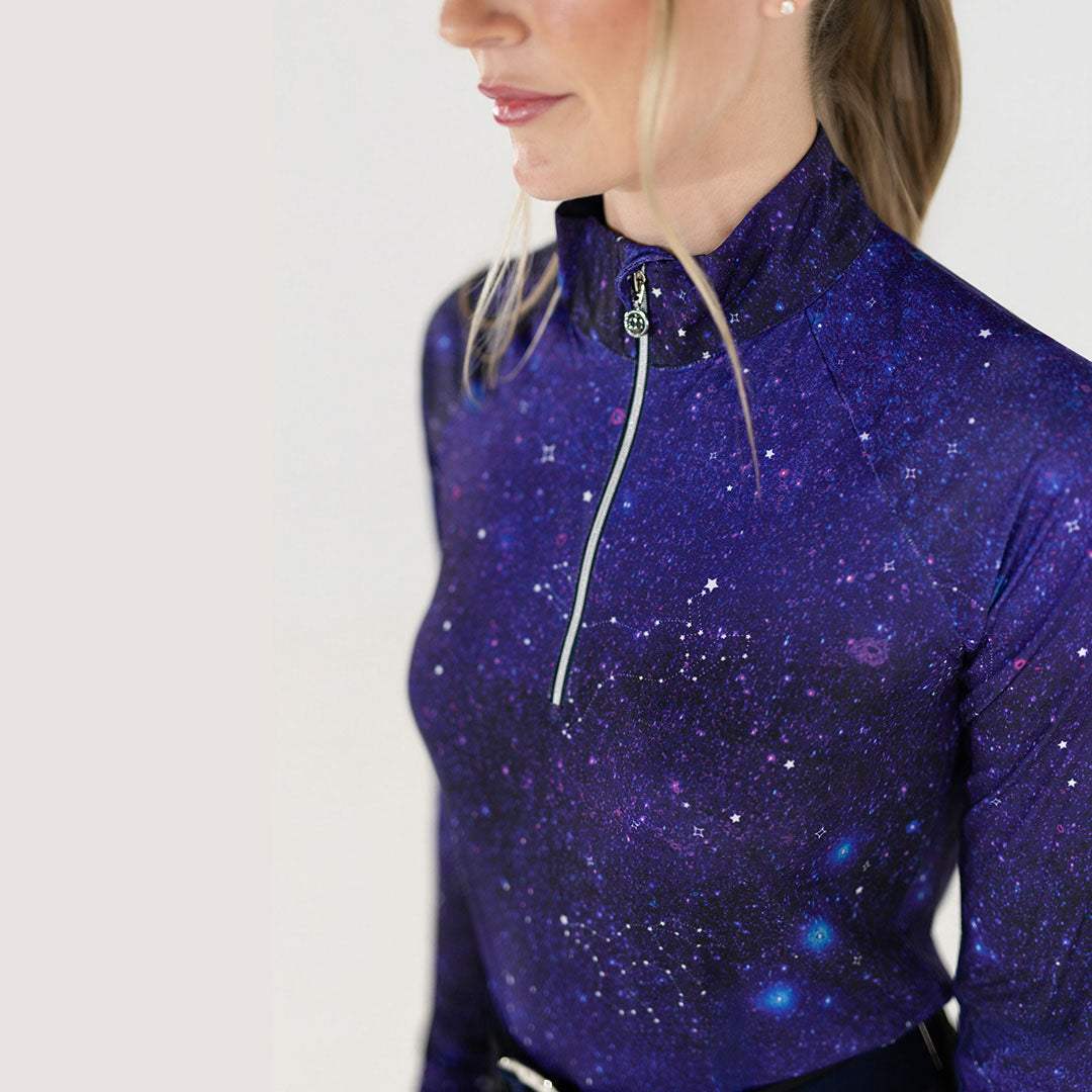 Dapplebay Constellation 1/4 Zip Light Riding Top - Breeches.com - Flyclothing LLC