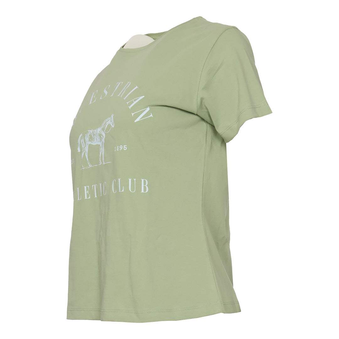 Dapplebay Equestrian Athletic Club Tee-Sage - Breeches.com - Flyclothing LLC