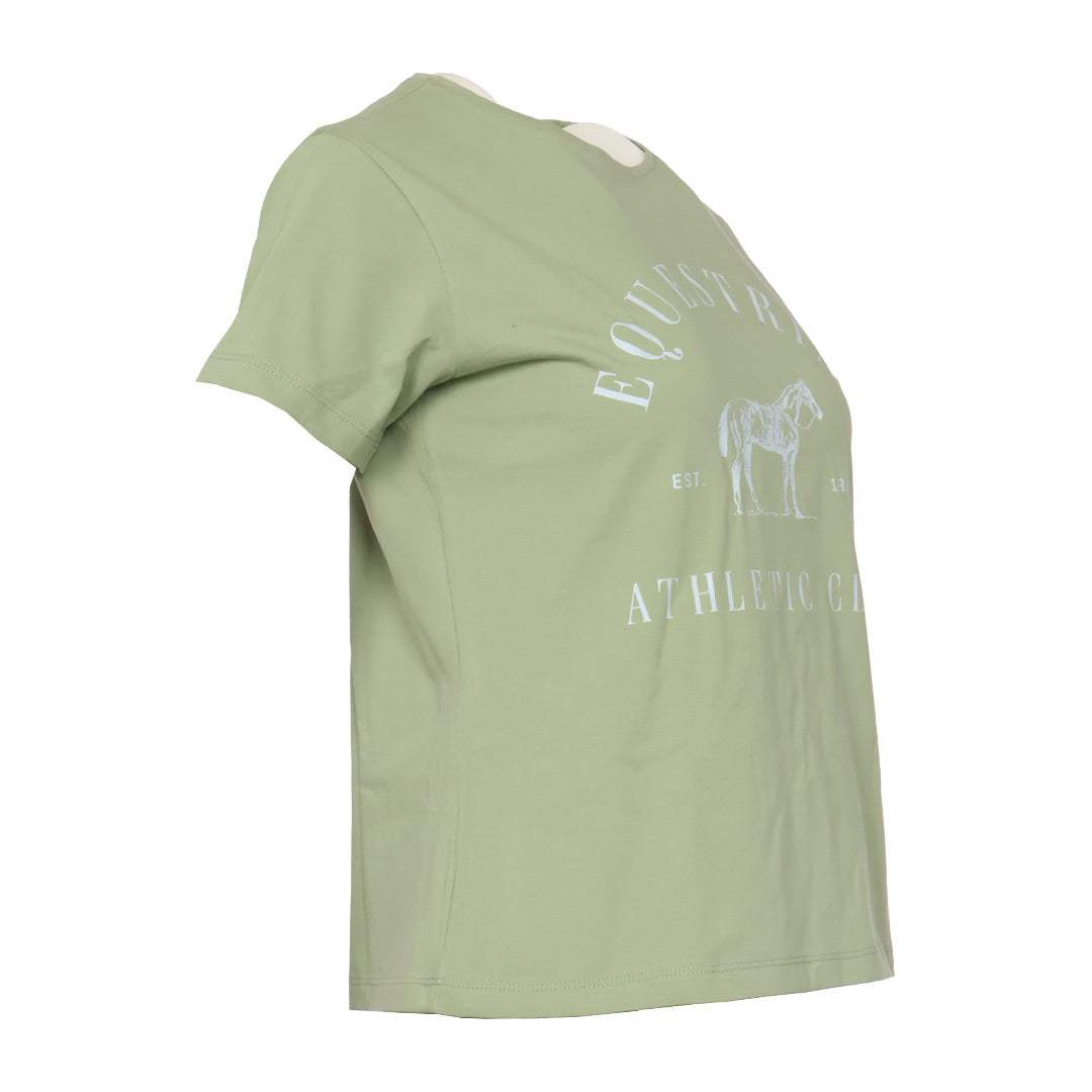Dapplebay Equestrian Athletic Club Tee-Sage - Breeches.com - Flyclothing LLC