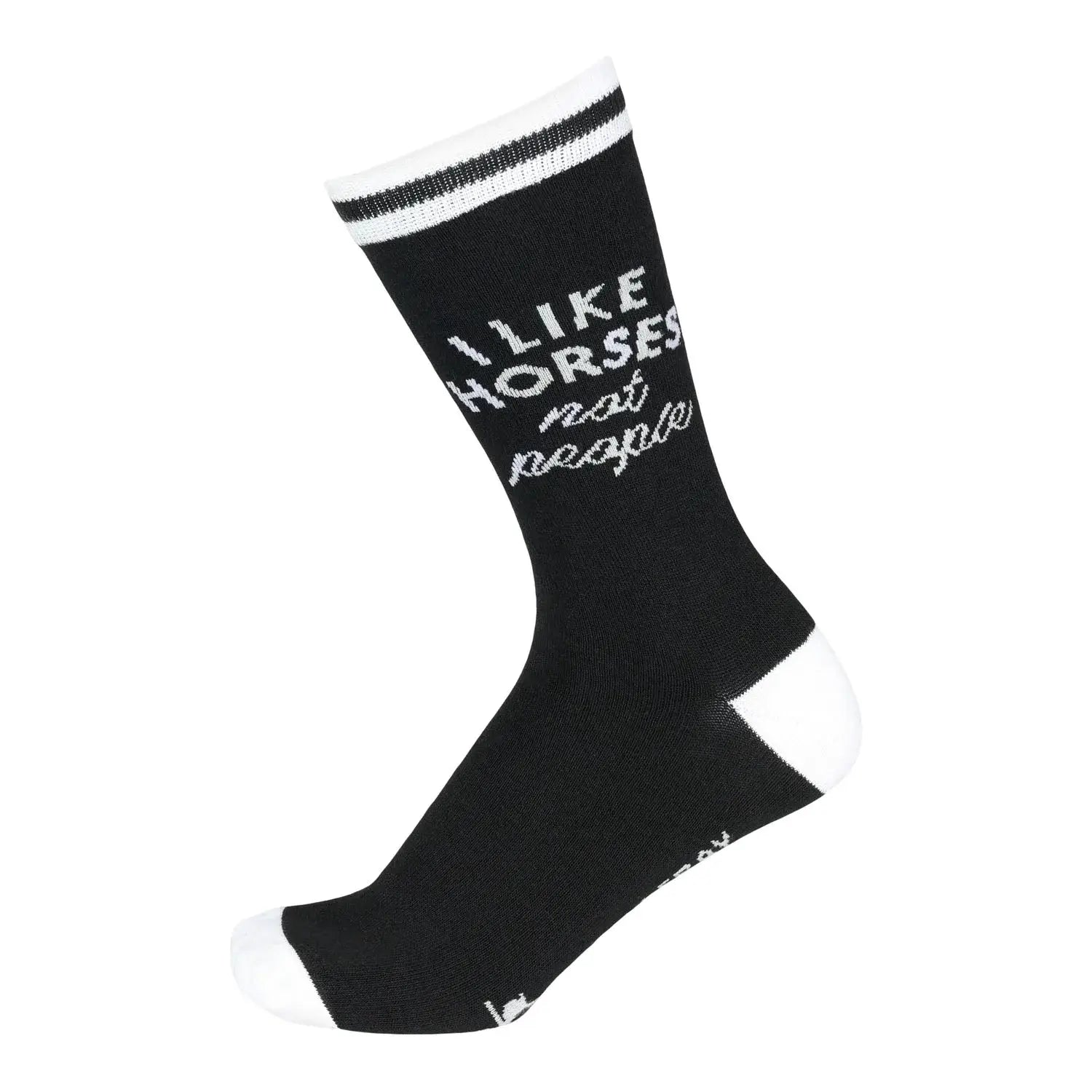 Dapplebay Knit Crew Socks-I Like Horses - Breeches.com - Flyclothing LLC