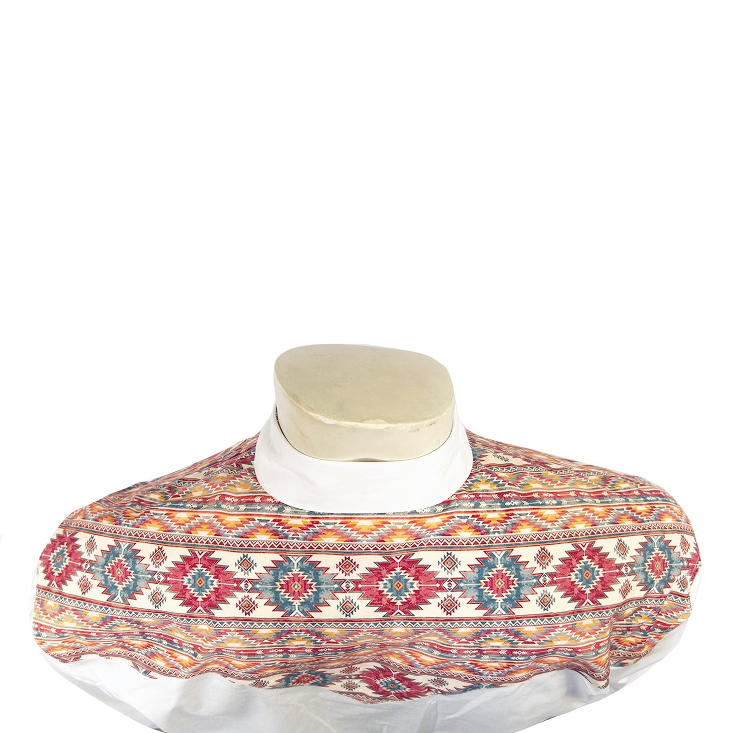 Rockmount Ranch Wear Men's Vintage 2-Tone White & Native Pattern Embroidered Western Shirt - Rockmount Clothing - Flyclothing LLC