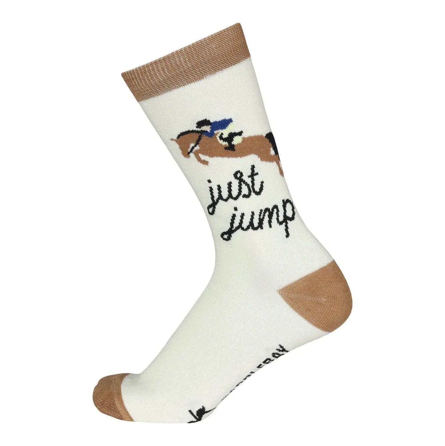 Dapplebay Knit Crew Socks-Just Jump - Breeches.com - Flyclothing LLC