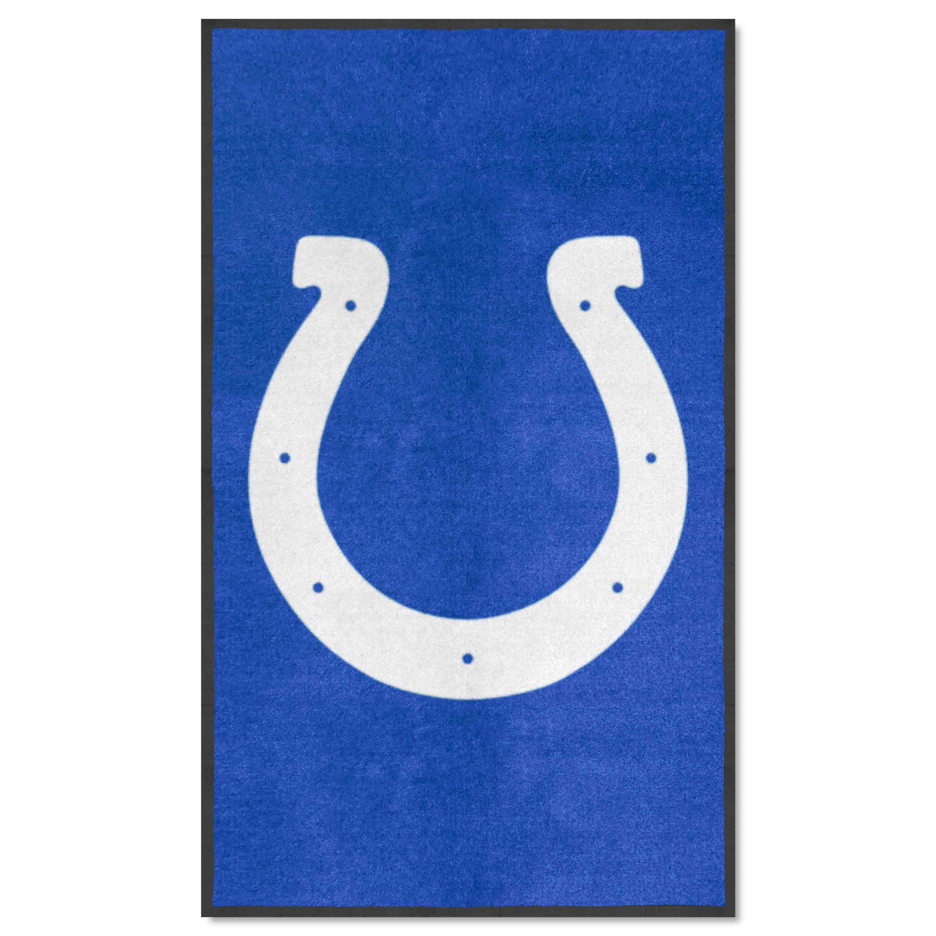 Indianapolis Colts 3X5 High-Traffic Mat with Durable Rubber Backing - Portrait Orientation - Indianapolis Colts