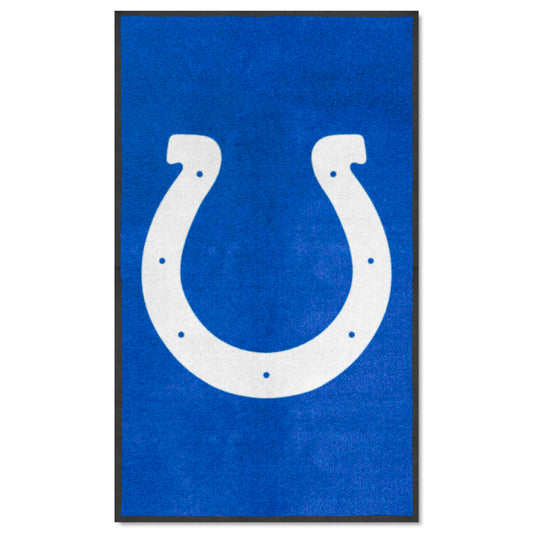 Indianapolis Colts 3X5 High-Traffic Mat with Durable Rubber Backing - Portrait Orientation - Indianapolis Colts