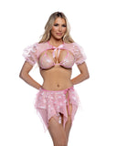 Roma Costume 6714 Butterfly & Sequin Puff Sleeve Shrug - Roma Costume