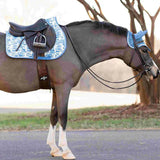 Dapplebay Equestrian Toile Fly Veil-Blue/White - Breeches.com - Flyclothing LLC