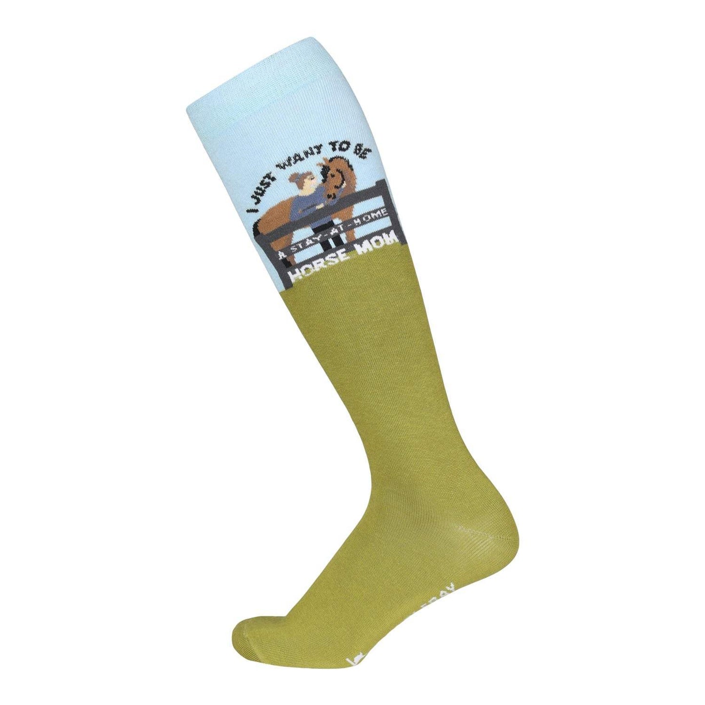 Dapplebay Knit Boot Socks-Horse Mom - Breeches.com - Flyclothing LLC