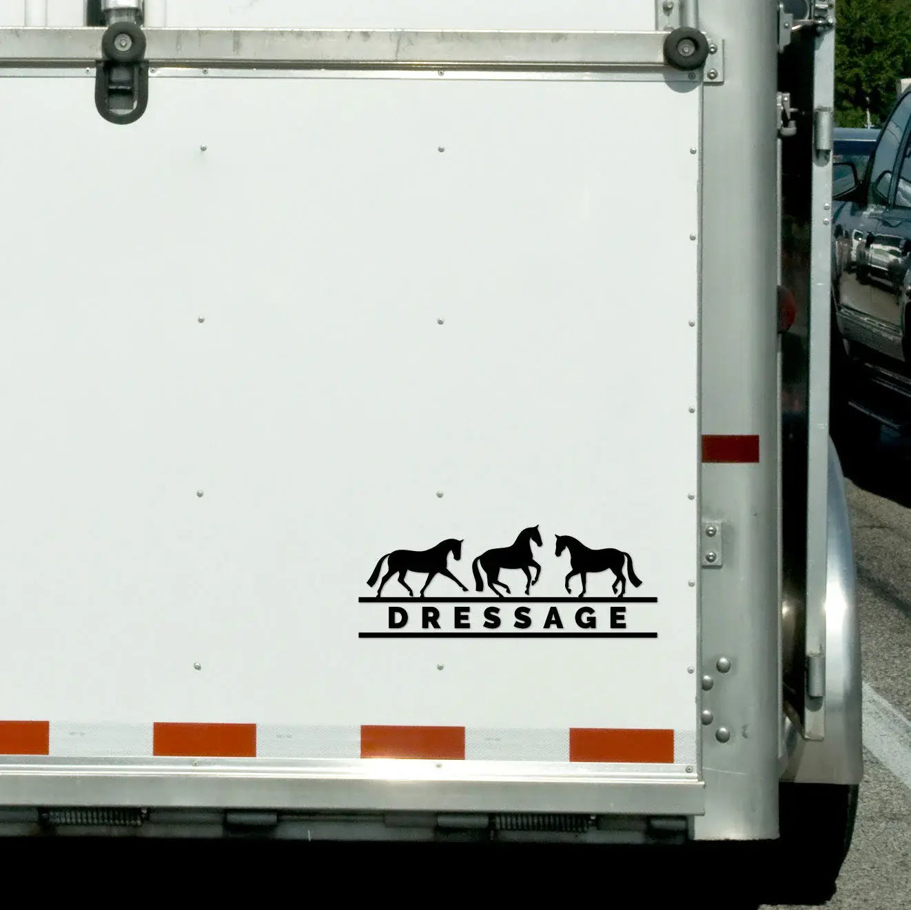 Dapplebay Dressage - Vinyl Decal-Black - Breeches.com - Flyclothing LLC