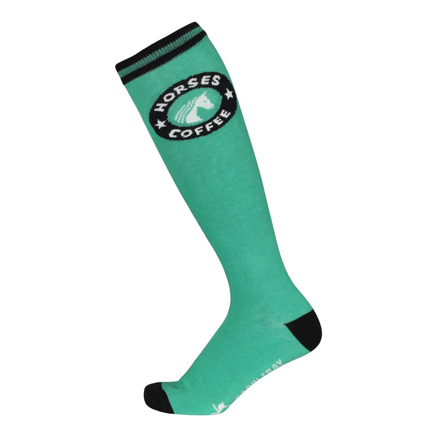 Dapplebay Knit Boot Socks-Horses & Coffee - Breeches.com - Flyclothing LLC