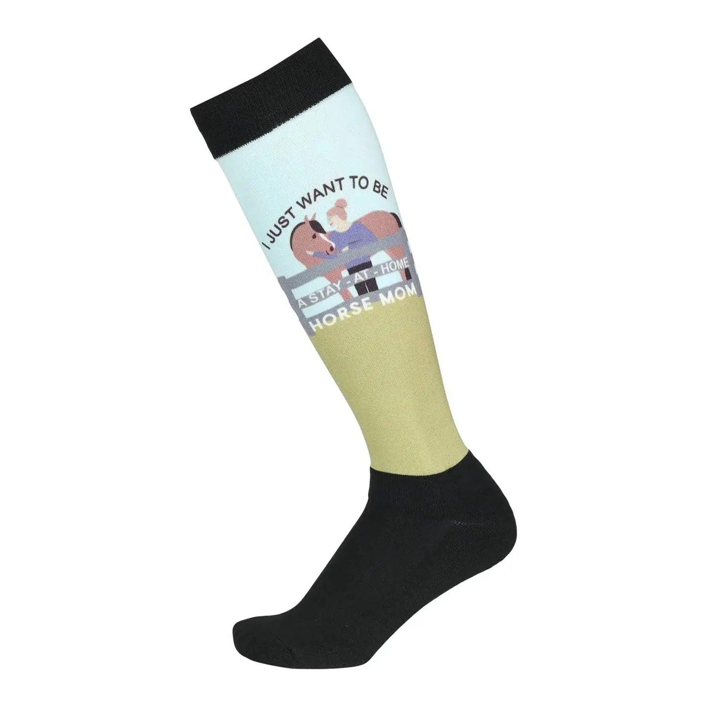 Dapplebay Slick Boot Socks-Horse Mom - Breeches.com - Flyclothing LLC
