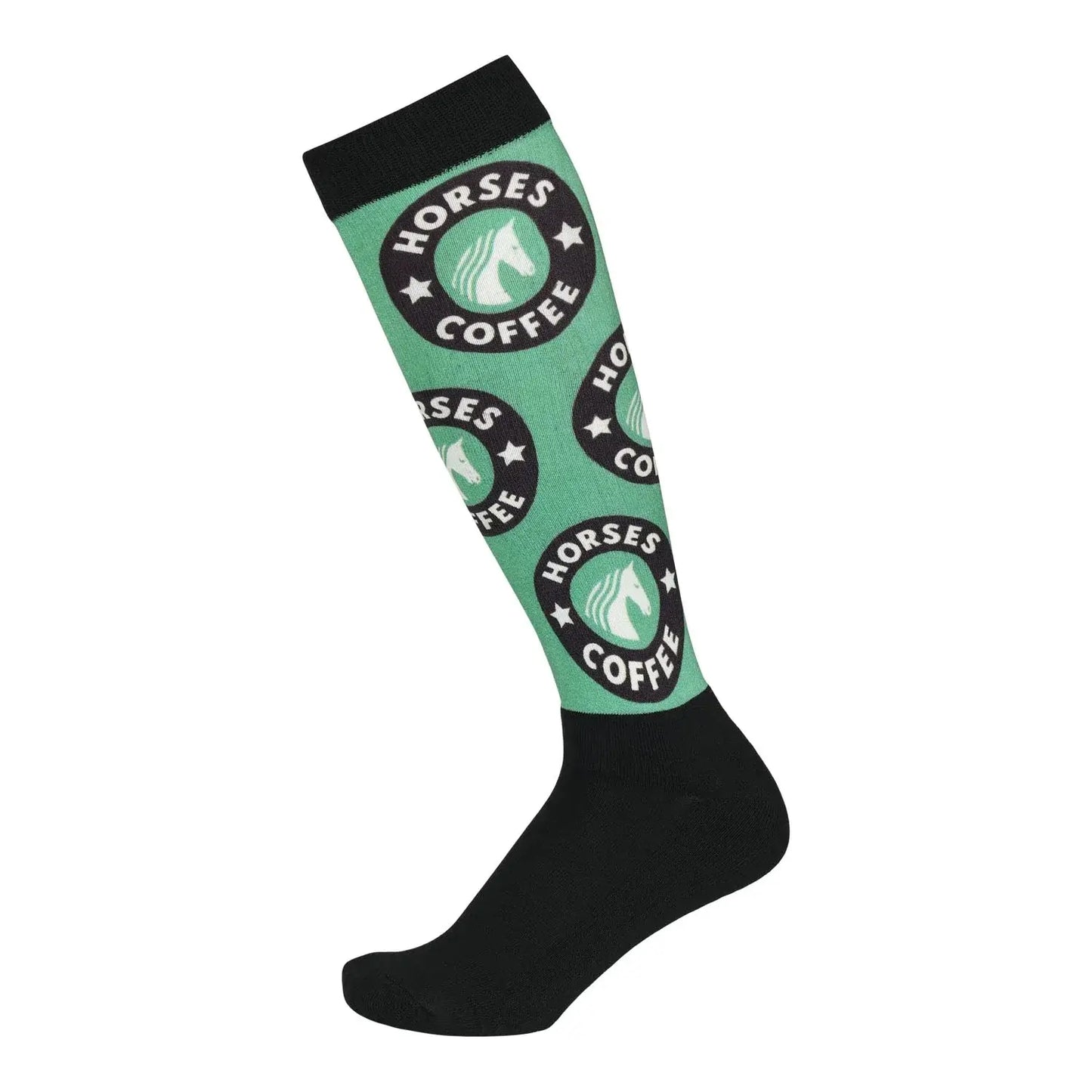 Dapplebay Slick Boot Socks-Horses & Coffee - Breeches.com - Flyclothing LLC