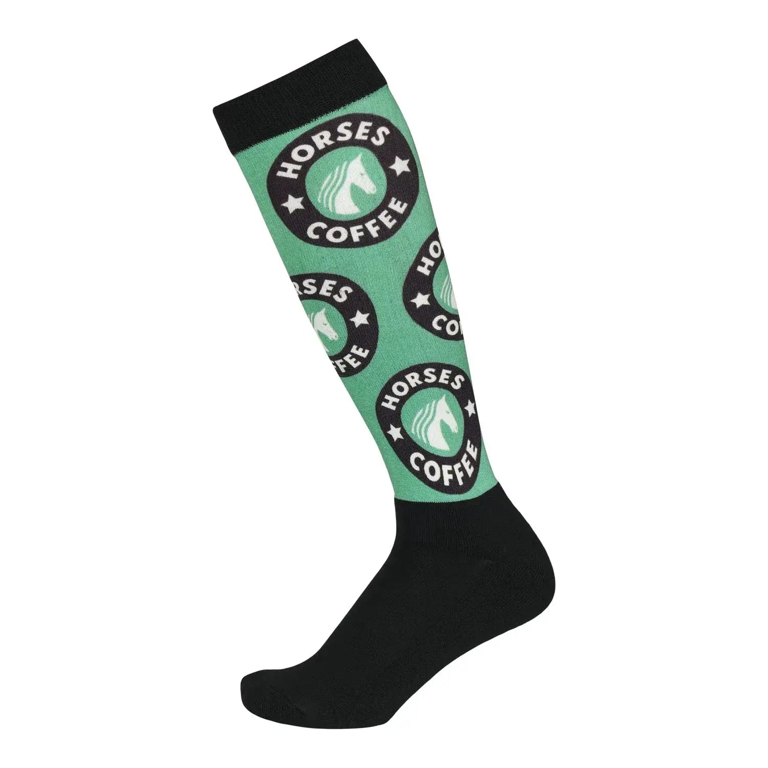 Dapplebay Slick Boot Socks-Horses & Coffee - Breeches.com - Flyclothing LLC