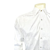 Men's Vintage White Fringe Embroidered Western Shirt - Rockmount Ranch Wear - Flyclothing LLC