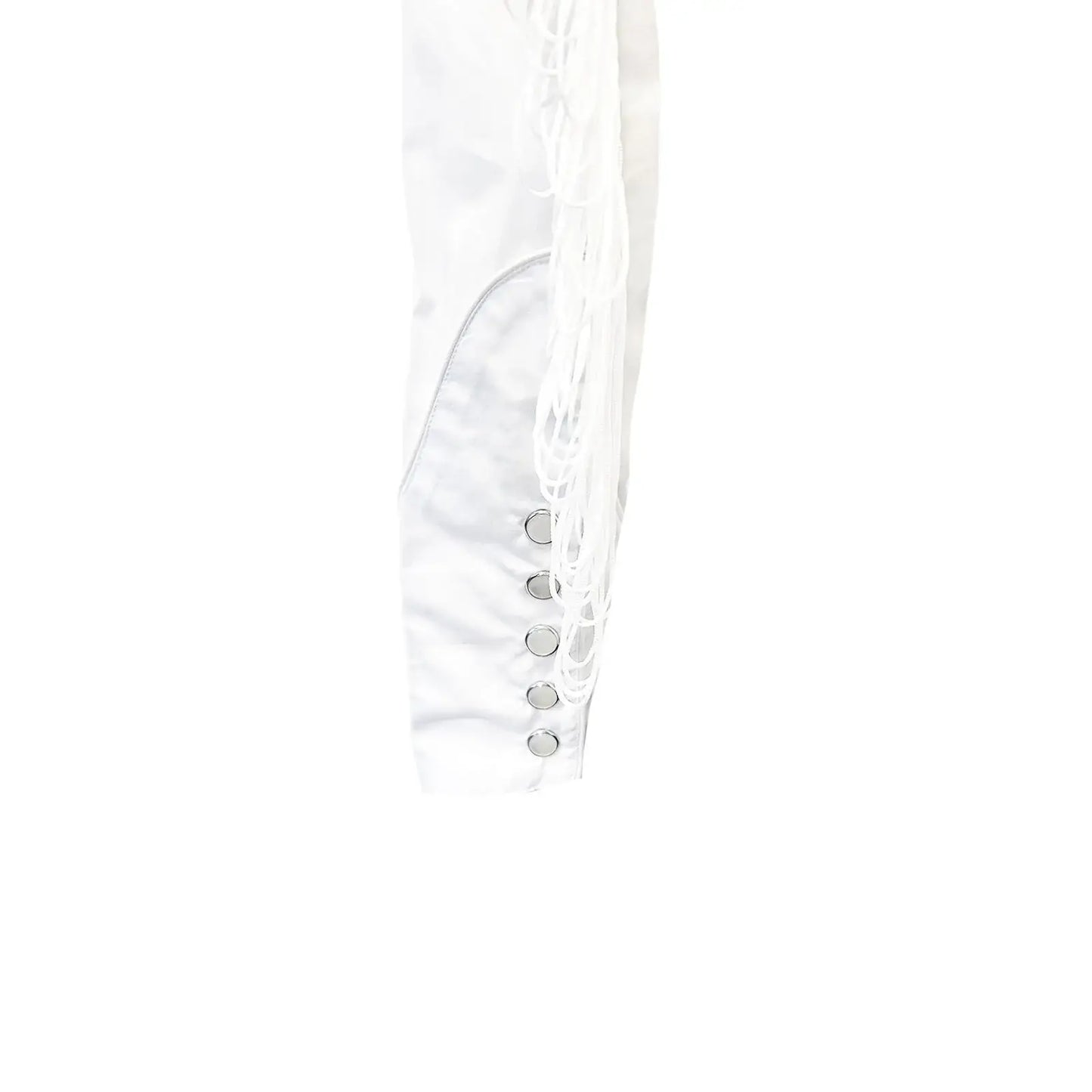 Men's Vintage White Fringe Embroidered Western Shirt - Rockmount Ranch Wear - Flyclothing LLC