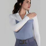 Dapplebay Lady 1/4 Zip LS Show Top-Moonrise