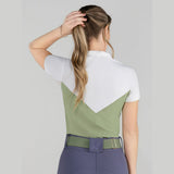 Dapplebay Lady 1/4 Zip SS Show Top-Sage