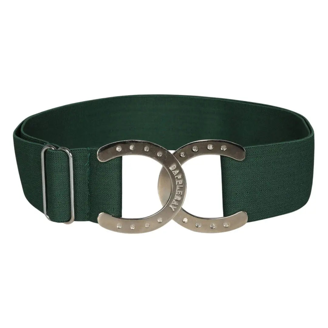 Dapplebay Horse Shoe Elastic Belt-Evergreen - Breeches.com - Flyclothing LLC
