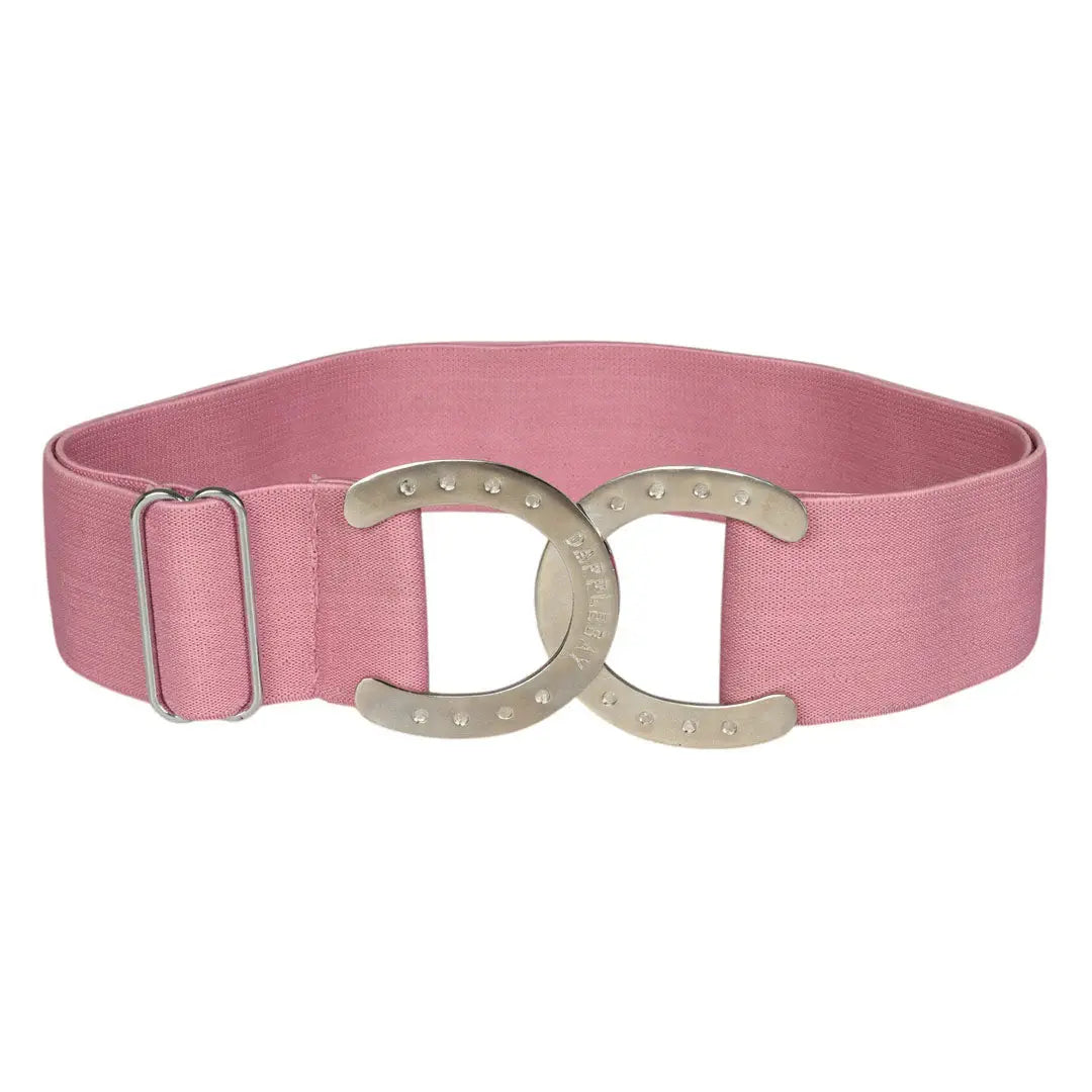 Dapplebay Horse Shoe Elastic Belt-Light Pink - Breeches.com - Flyclothing LLC