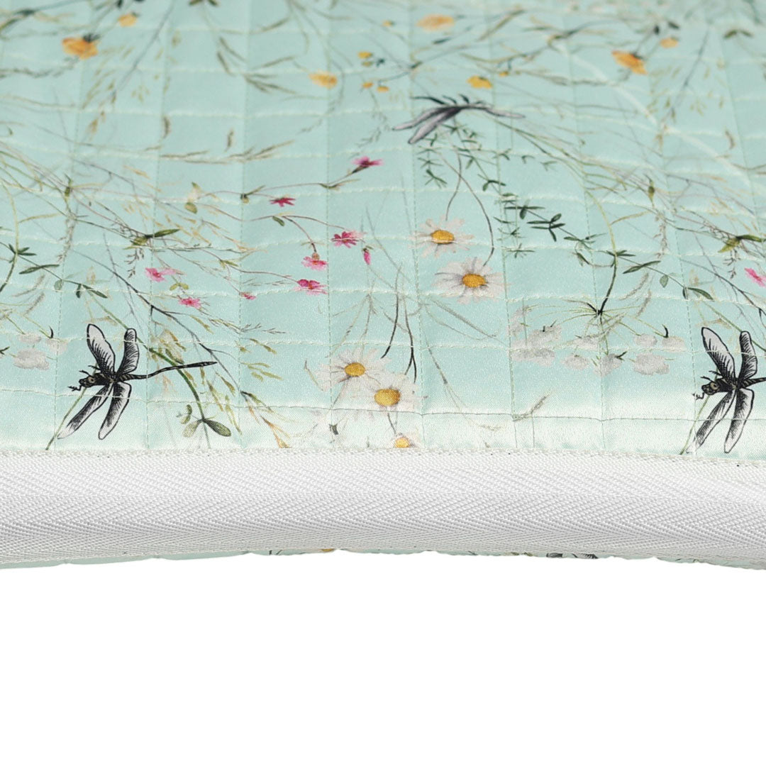 Dapplebay Dragonfly Meadow Western Saddle Pad-Green - Breeches.com - Flyclothing LLC