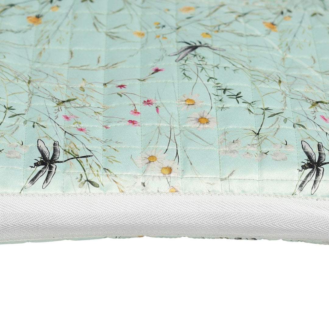 Dapplebay Dragonfly Meadow Western Saddle Pad-Green - Breeches.com - Flyclothing LLC