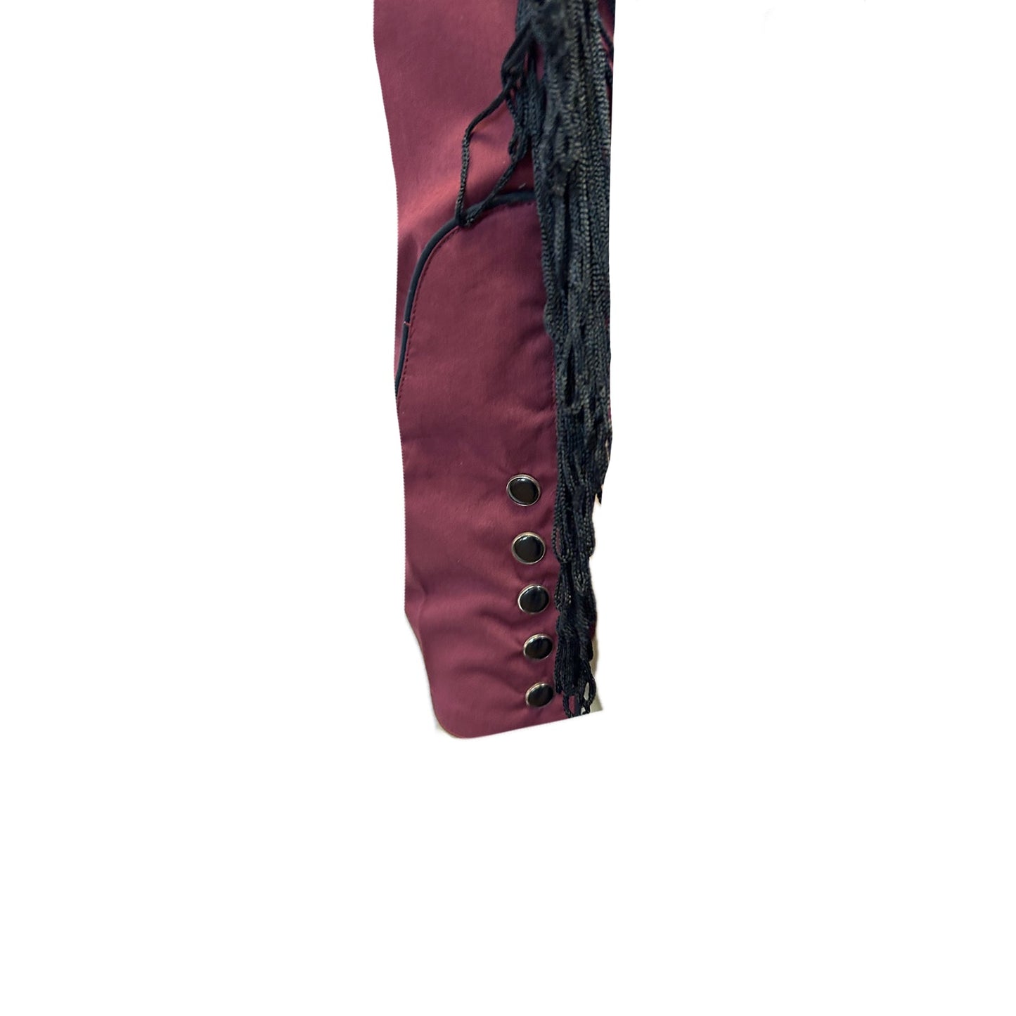 Rockmount Ranch Wear Men's Vintage Burgundy Fringe Embroidered Western Shirt - Rockmount Clothing - Flyclothing LLC