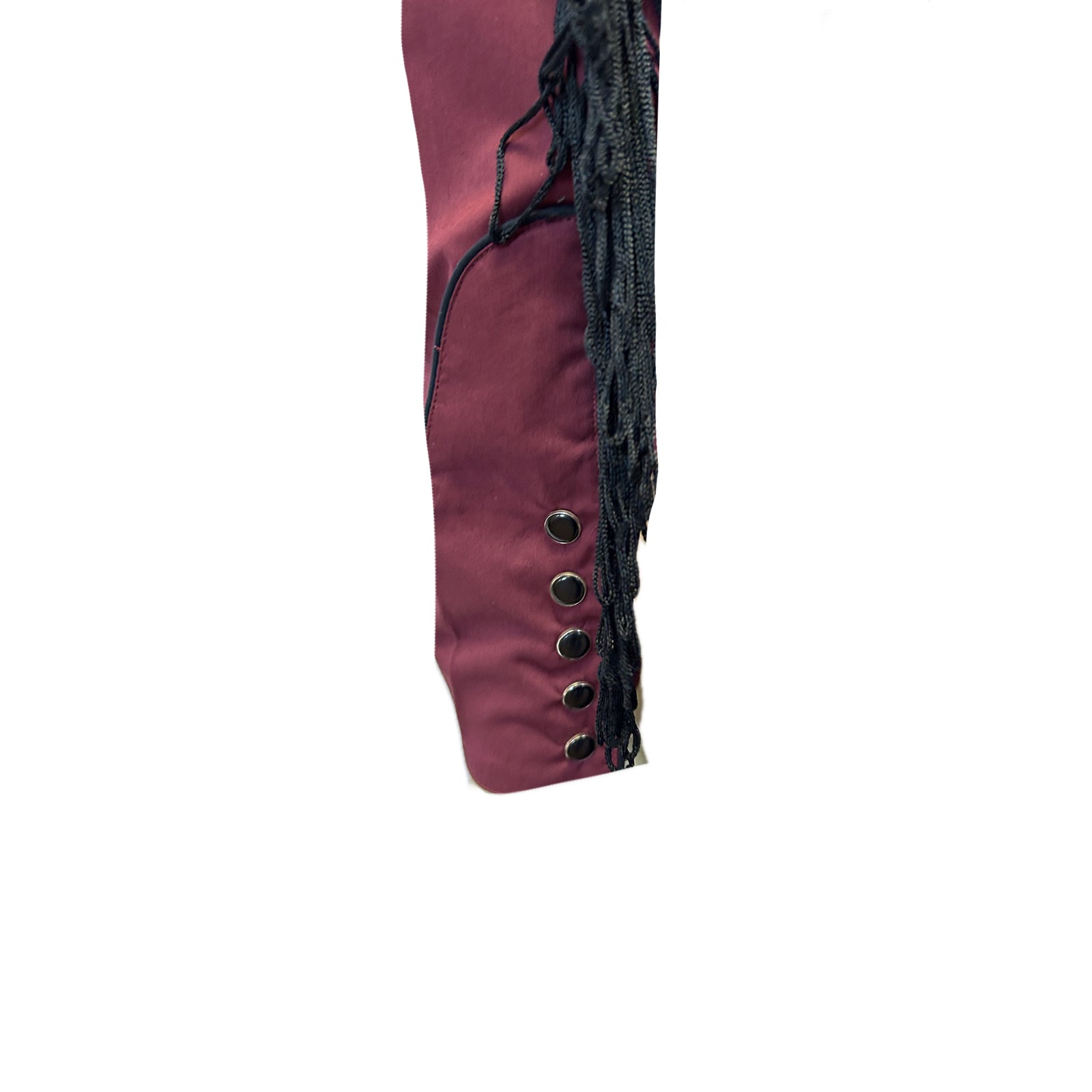 Rockmount Ranch Wear Men's Vintage Burgundy Fringe Embroidered Western Shirt - Rockmount Clothing - Flyclothing LLC