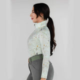 Dapplebay Dragonfly Meadow 1/4 Zip Riding Top - Long Sleeve - Breeches.com - Flyclothing LLC