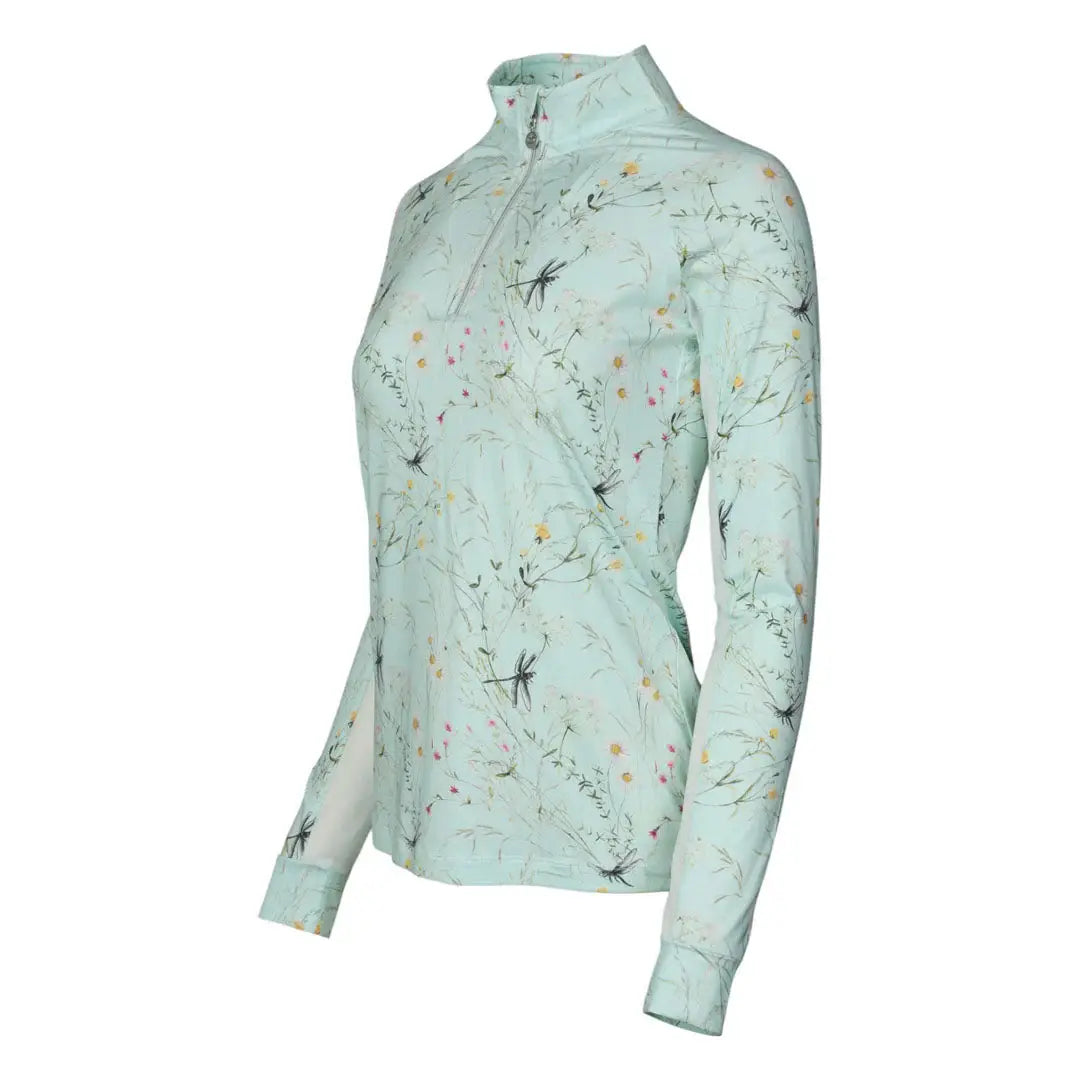 Dapplebay Dragonfly Meadow 1/4 Zip Riding Top - Long Sleeve - Breeches.com - Flyclothing LLC