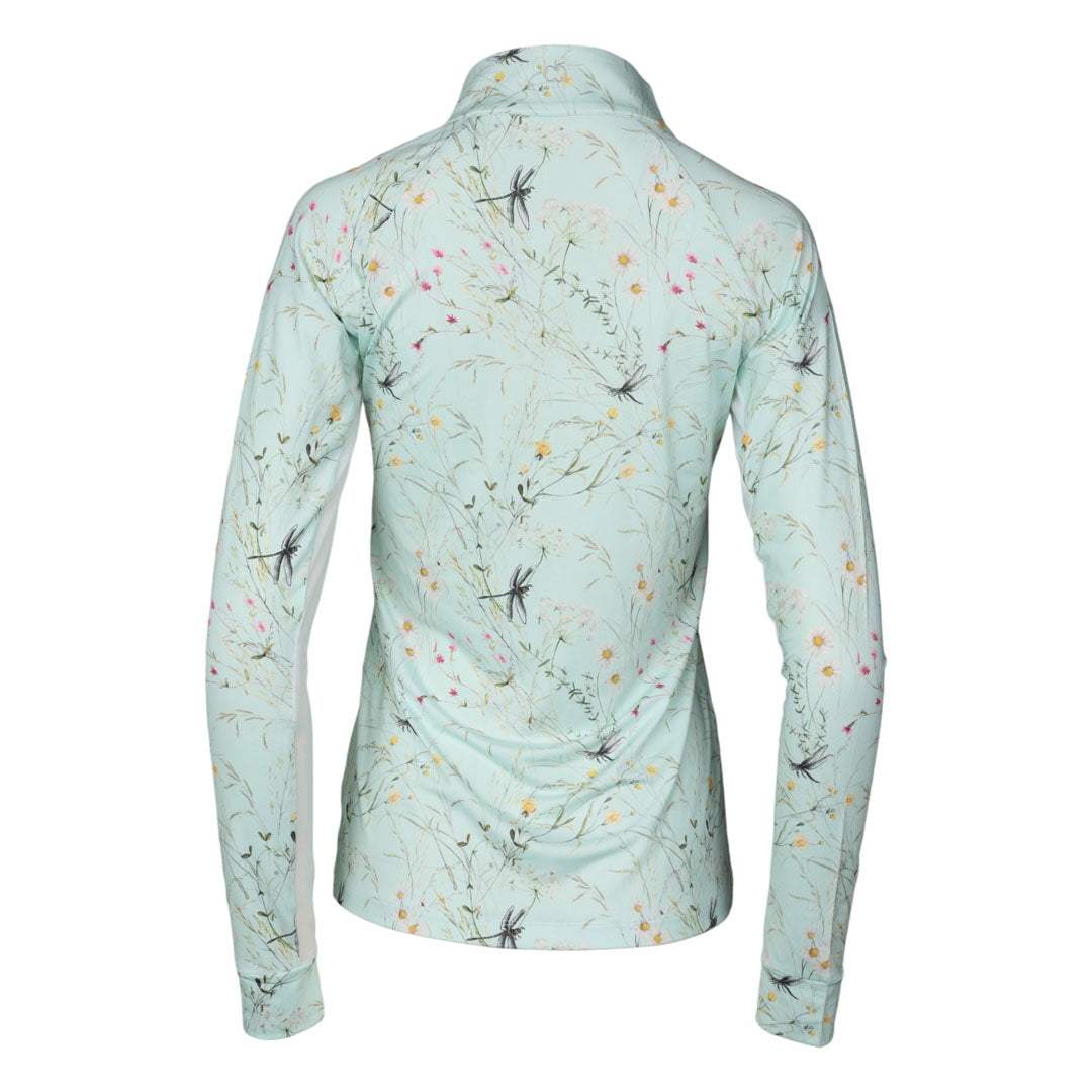 Dapplebay Dragonfly Meadow 1/4 Zip Riding Top - Long Sleeve - Breeches.com - Flyclothing LLC