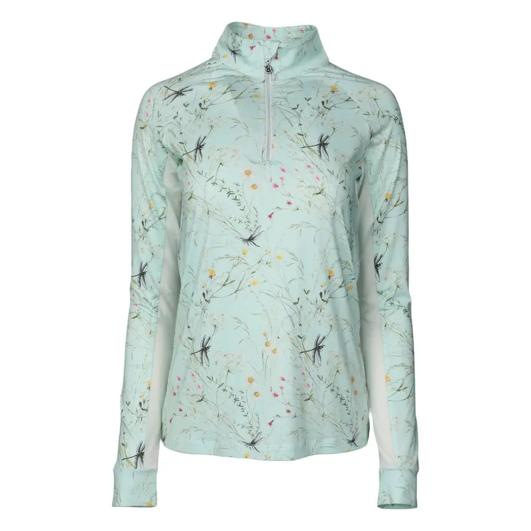 Dapplebay Dragonfly Meadow 1/4 Zip Riding Top - Long Sleeve - Breeches.com - Flyclothing LLC