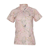 Dapplebay Dragonfly Meadow 1/4 Zip SS Riding Top-Light Pink - Breeches.com - Flyclothing LLC