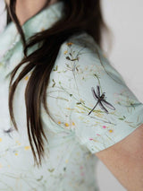 Dapplebay Dragonfly Meadow 1/4 Zip Riding Top - Short Sleeve - Breeches.com - Flyclothing LLC