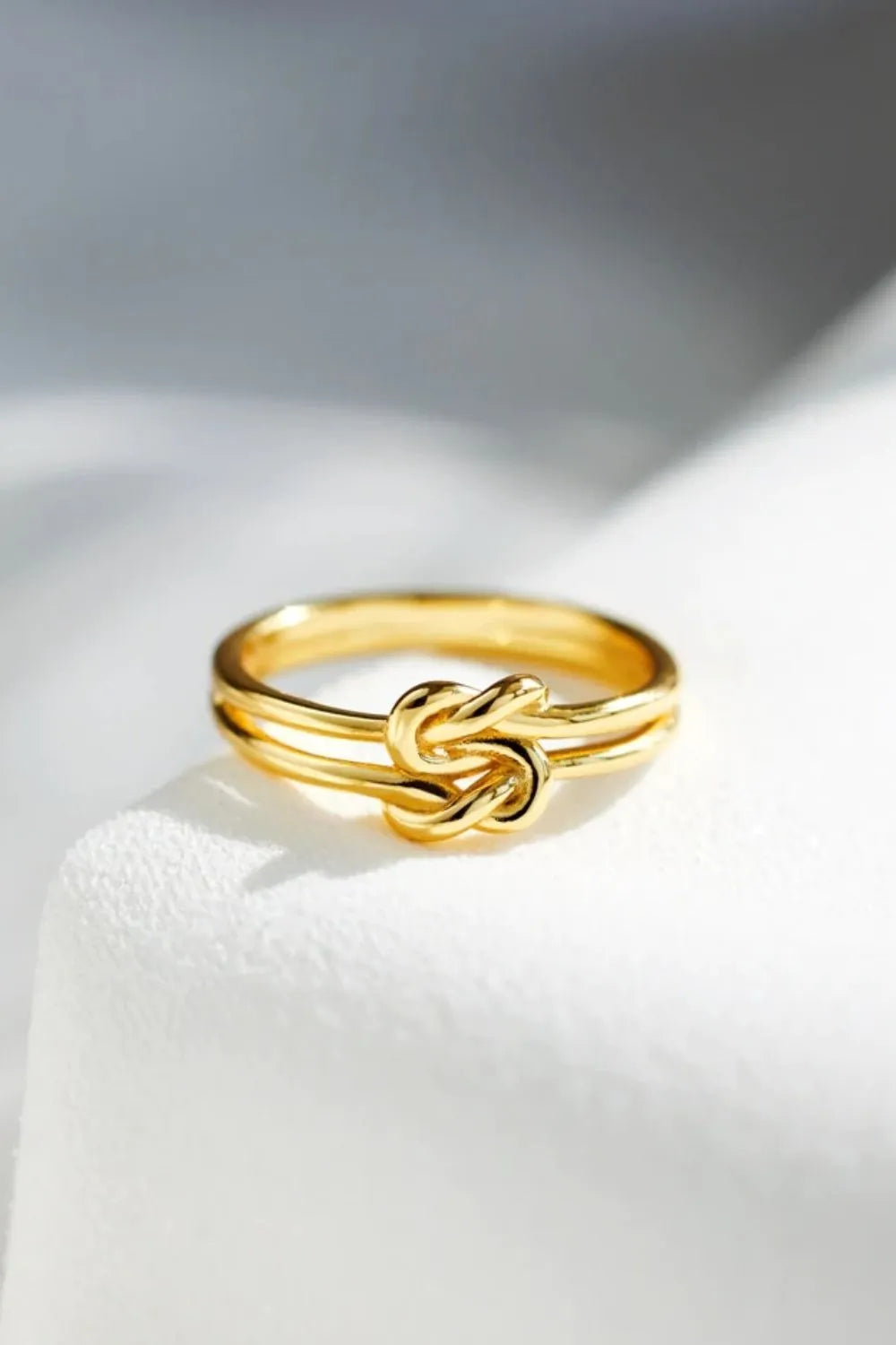 925 Sterling Silver Knotted Ring - Trendsi - Flyclothing LLC