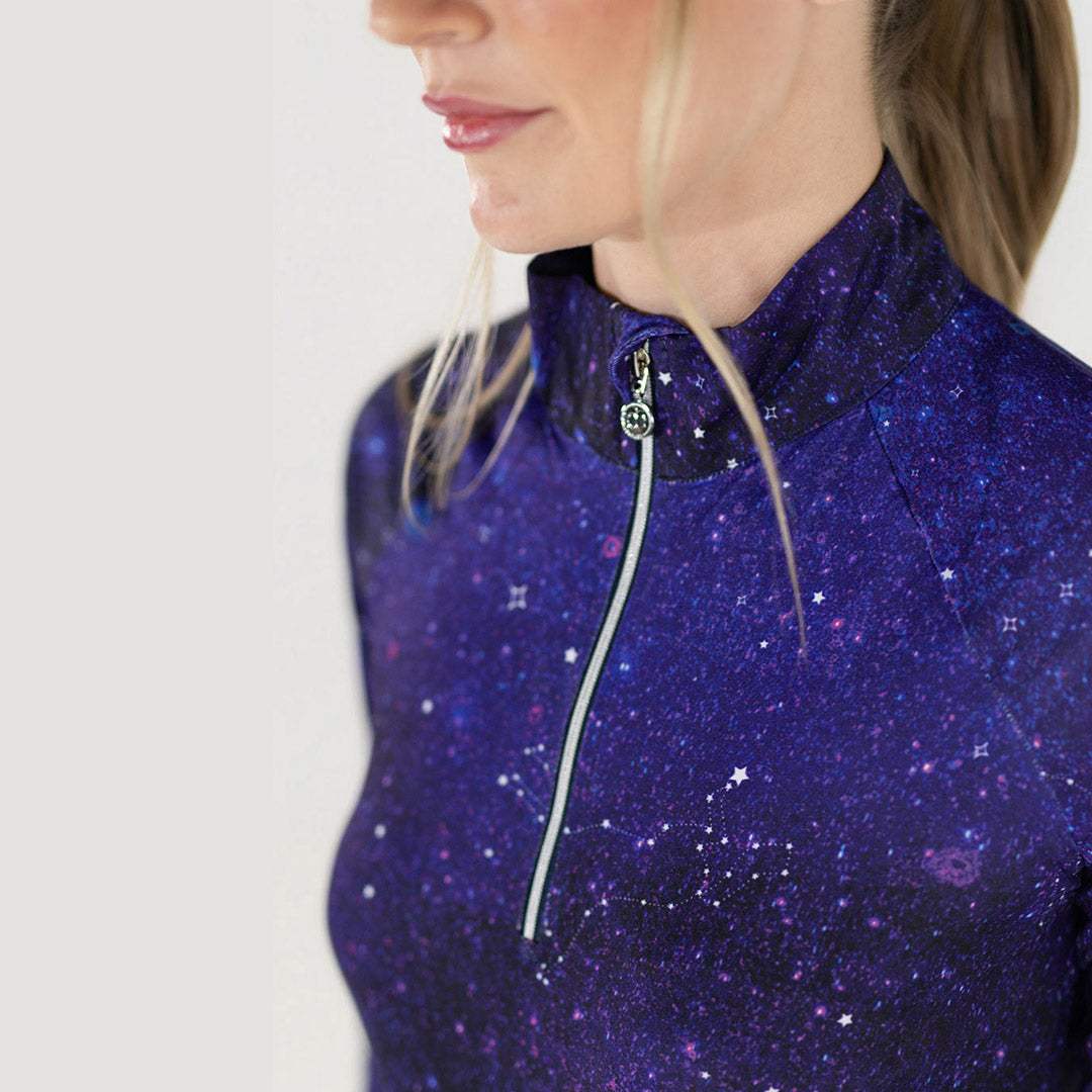 Dapplebay Constellation 1/4 Zip Light Riding Top-Short Sleeve - Breeches.com - Flyclothing LLC