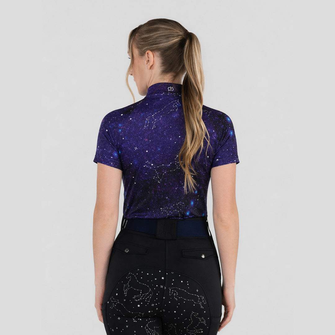 Dapplebay Constellation 1/4 Zip Light Riding Top-Short Sleeve - Breeches.com - Flyclothing LLC