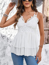 Layered Double Spaghetti Straps Cami - Trendsi - Flyclothing LLC