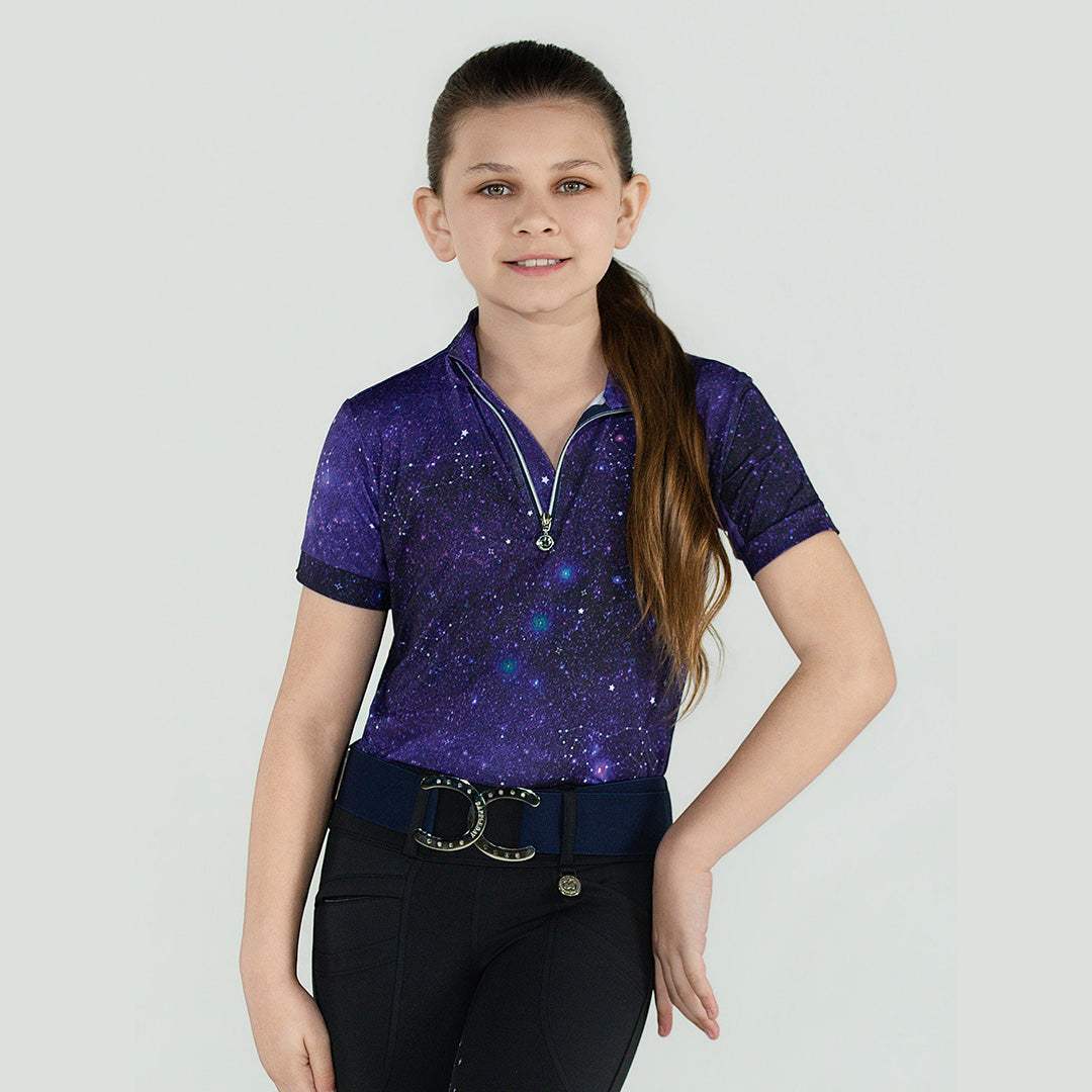 Dapplebay Kids Constellation 1/4 Zip - Short Sleeve - Breeches.com - Flyclothing LLC