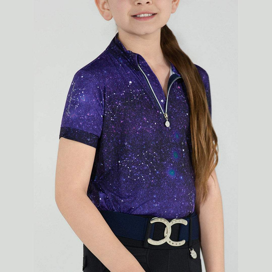 Dapplebay Kids Constellation 1/4 Zip - Short Sleeve - Breeches.com - Flyclothing LLC