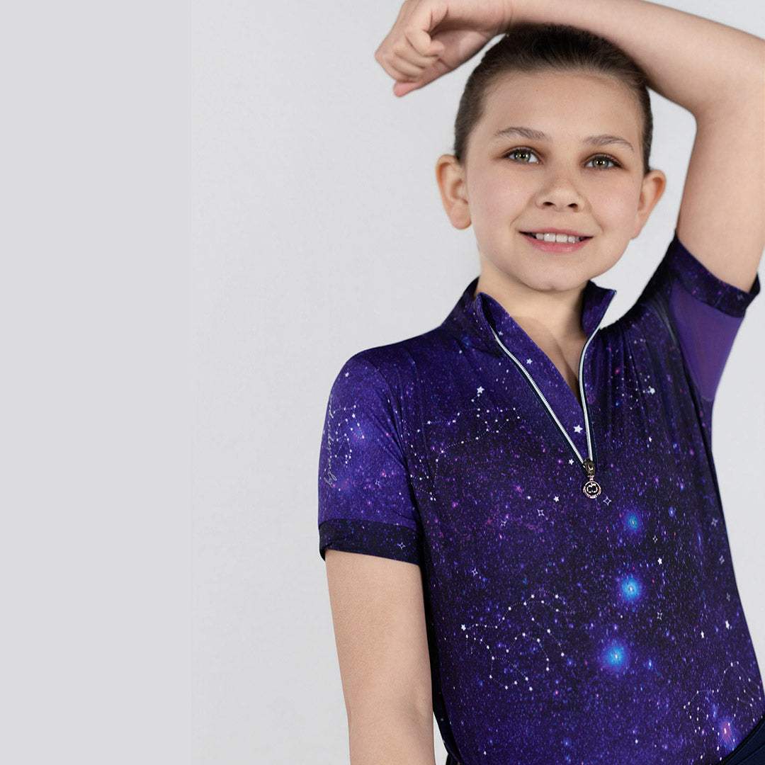 Dapplebay Kids Constellation 1/4 Zip - Short Sleeve - Breeches.com - Flyclothing LLC
